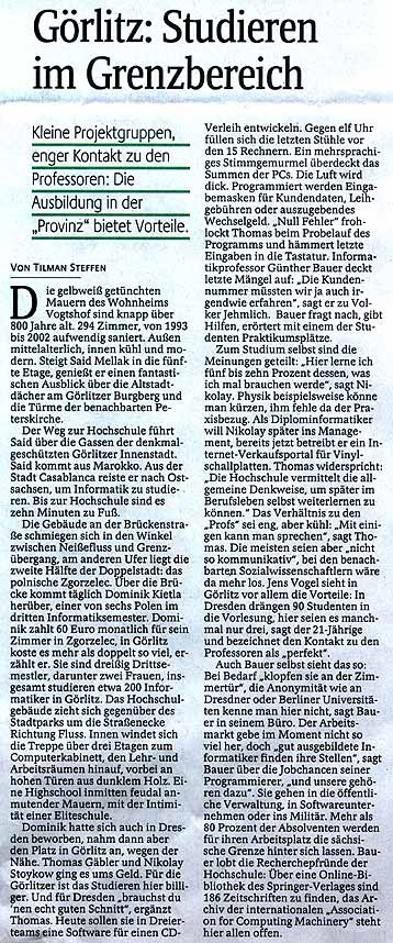 Die II01 in der SZ